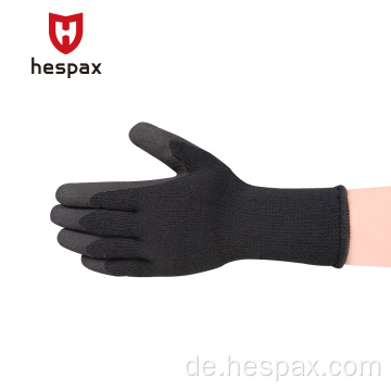 Hespax Construction Site Handschuhe Sicherheit Latex beschichtet EN388